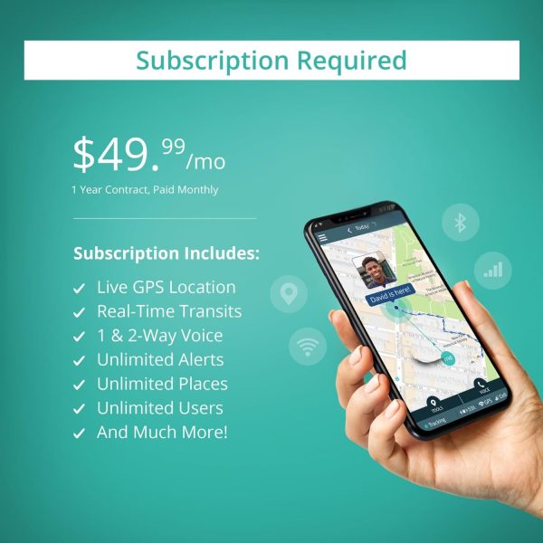 AngelSense Personal GPS Tracker for Kids, Teen, Autism, Special Needs, Elderly, Dementia - 2-Way Auto-Answer Speakerphone & SOS Button - School Bus Tracking - Subscription Required - Image 2