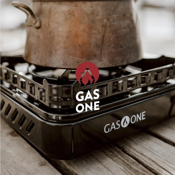 GasOne Dual Fuel Portable Camping Stove 15,000BTU With Brass Burner Head, Dual Spiral Flame Gas Stove - Patented - Image 3