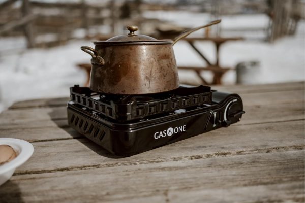 GasOne Dual Fuel Portable Camping Stove 15,000BTU With Brass Burner Head, Dual Spiral Flame Gas Stove - Patented - Image 7