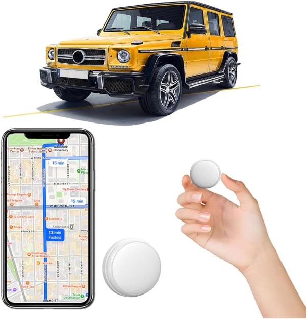 No Subscription Vehicle GPS Tracker Portable Car GPS Tracker Mini Magnetic GPS Device Full Coverage Pinpoint Vehicle Location Elderly Children No SIM Card